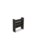 Scaffale universale per furgone in legno (1100x1000x325mm) – 3 ripiani