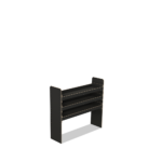 Scaffale universale per furgone in legno (1100x1200x325mm) – 3 ripiani