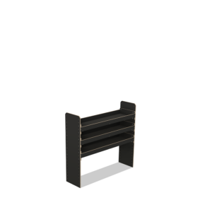 Scaffale universale per furgone in legno (1100x1200x325mm) – 3 ripiani