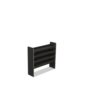 Scaffale universale per furgone in legno (1100x1200x325mm) – 4 ripiani