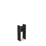 Scaffale universale per furgone in legno (1100x500x325mm) – 2 ripiani