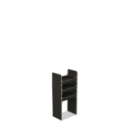 Scaffale universale per furgone in legno (1100x500x325mm) – 3 ripiani