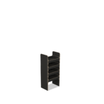 Scaffale universale per furgone in legno (1100x500x325mm) – 4 ripiani