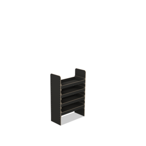 Scaffale universale per furgone in legno (1100x750x325mm) – 4 ripiani