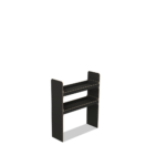 Scaffale universale per furgone in legno (1190x1000x325mm) – 2 ripiani