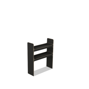 Scaffale universale per furgone in legno (1190x1000x325mm) – 2 ripiani