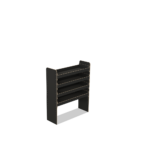 Scaffale universale per furgone in legno (1190x1000x325mm) – 4 ripiani