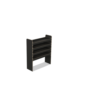Scaffale universale per furgone in legno (1190x1000x325mm) – 4 ripiani