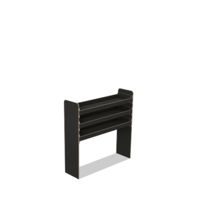 Scaffale universale per furgone in legno (1190x1200x325mm) – 3 ripiani