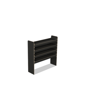 Scaffale universale per furgone in legno (1190x1200x325mm) – 4 ripiani