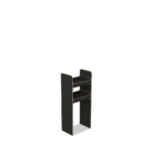 Scaffale universale per furgone in legno (1190x500x325mm) – 2 ripiani