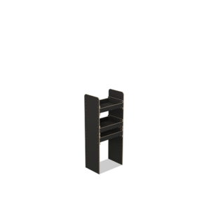 Scaffale universale per furgone in legno (1190x500x325mm) – 3 ripiani
