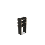 Scaffale universale per furgone in legno (1190x500x430mm) – 3 ripiani inclinati