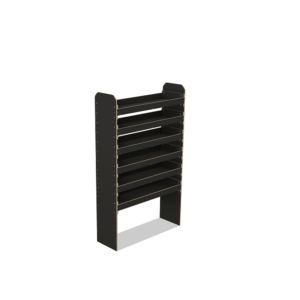 Scaffale universale per furgone in legno (1650x1000x325mm) – 6 ripiani