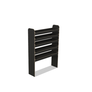 Scaffale universale per furgone in legno (1650x1200x325mm) – 5 ripiani