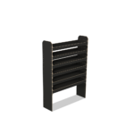 Scaffale universale per furgone in legno (1650x1200x325mm) – 6 ripiani