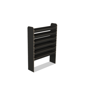 Scaffale universale per furgone in legno (1650x1200x325mm) – 6 ripiani