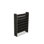 Scaffale universale per furgone in legno (1650x1200x325mm) – 7 ripiani