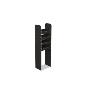 Scaffale universale per furgone in legno (1650x500x325mm) – 4 ripiani