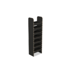 Scaffale universale per furgone in legno (1650x500x325mm) – 7 ripiani