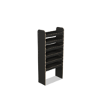 Scaffale universale per furgone in legno (1650x750x325mm) – 6 ripiani
