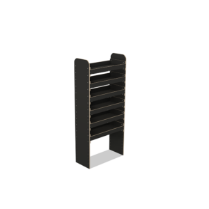 Scaffale universale per furgone in legno (1650x750x325mm) – 6 ripiani