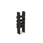 Scaffale universale per furgone in legno (1650x500x430mm) – 4 ripiani inclinati