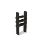 Scaffale universale per furgone in legno (1650x750x430mm) – 3 ripiani inclinati